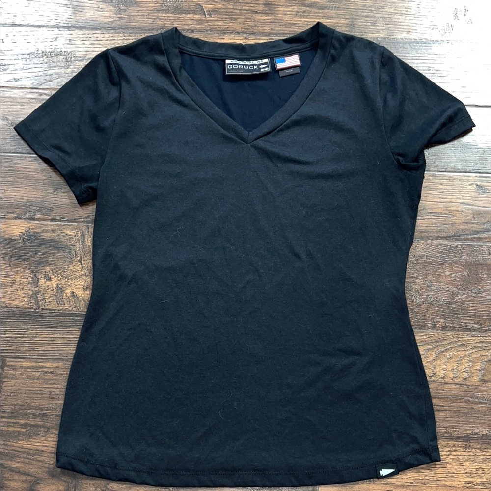 Women's Classic Black V-Neck Tee
